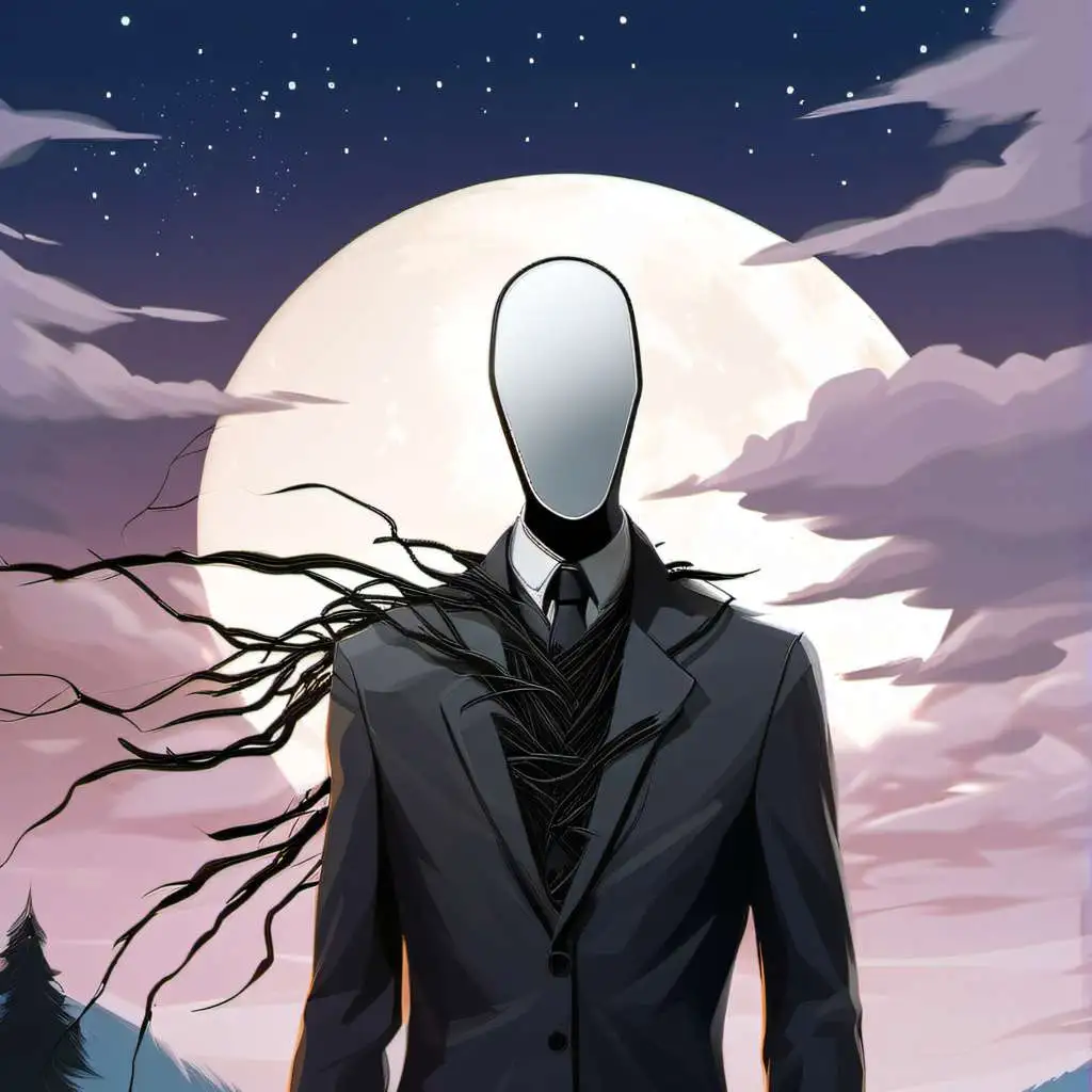 chat with ai character: Slenderman