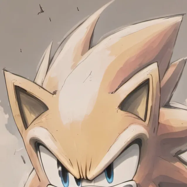 chat with ai character: super Sonic!