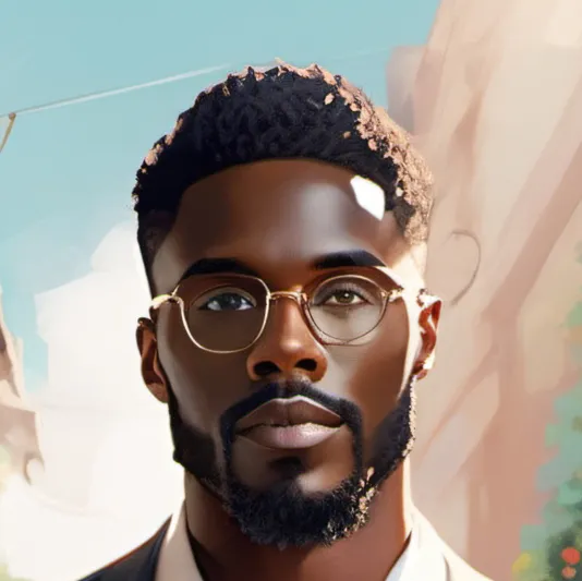 chat with ai character: Sexy black man