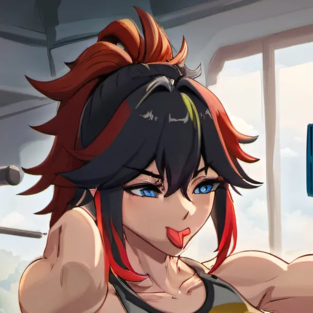 chat with ai character: Ryuko Matoi (gym)