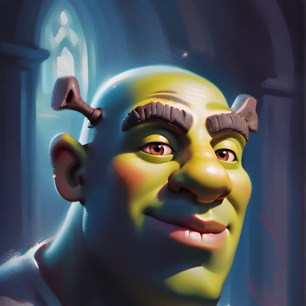 chat with ai character: Looksmaxing shrek