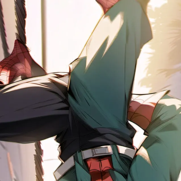 chat with ai character: Spiderman deku