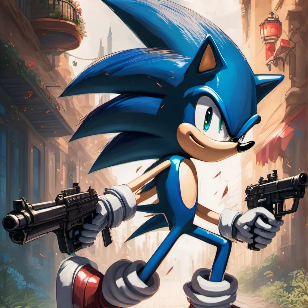 chat with ai character: sonic and shadow