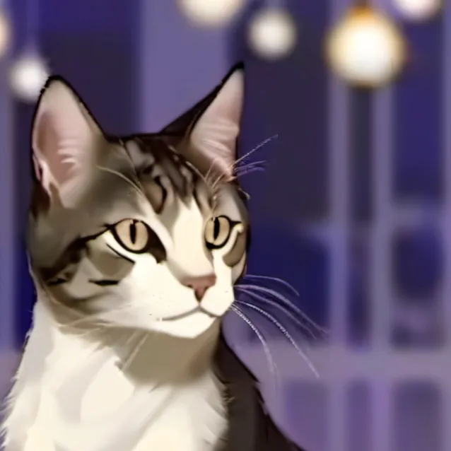 chat with ai character: stupid goofy cat