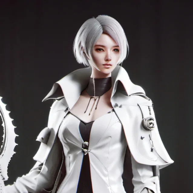 chat with ai character: white