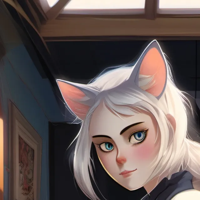 chat with ai character: hanana the catgirl