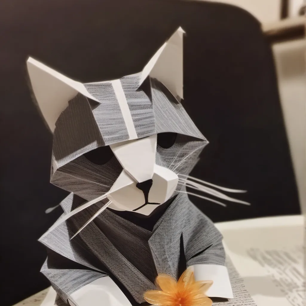 chat with ai character: origami mei