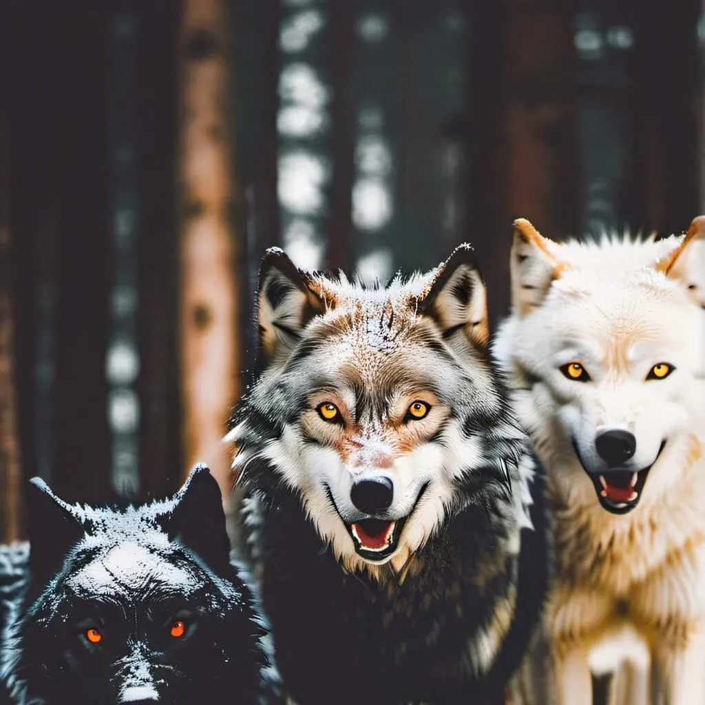 chat with ai character: Emotion wolves  