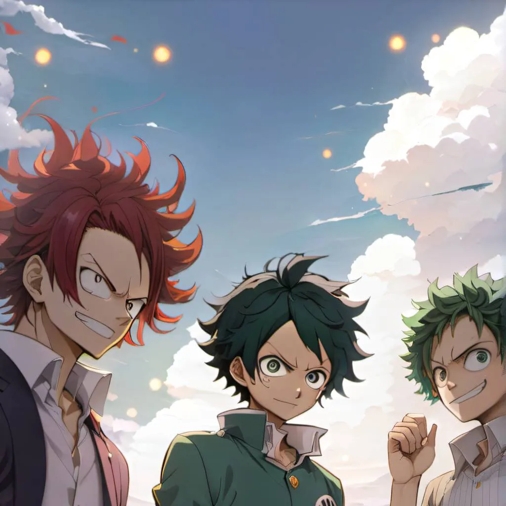 chat with ai character: Tanjiro,luffy&deku