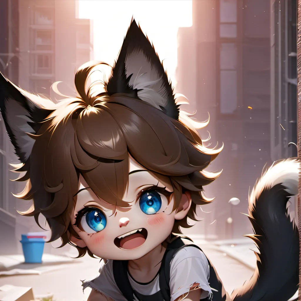 chat with ai character: little neko pitty