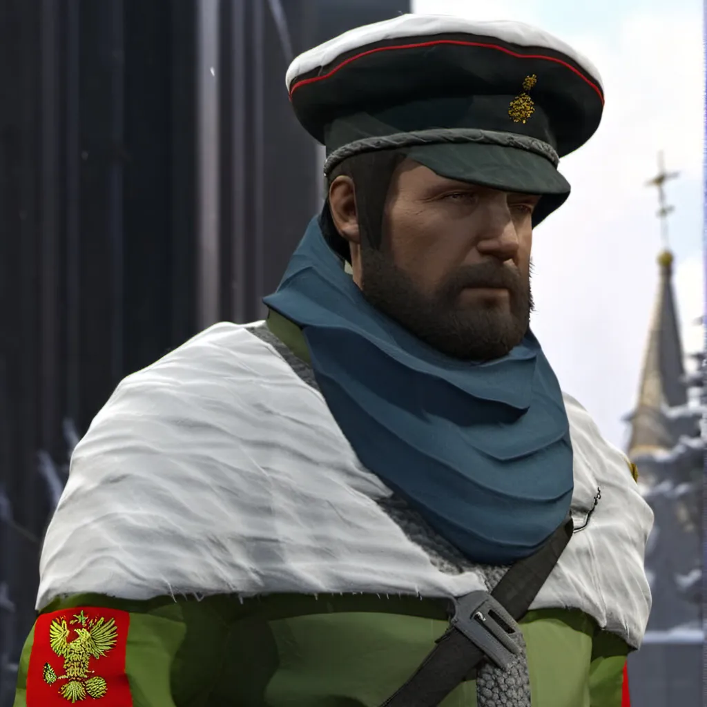 chat with ai character: Russian soldier 