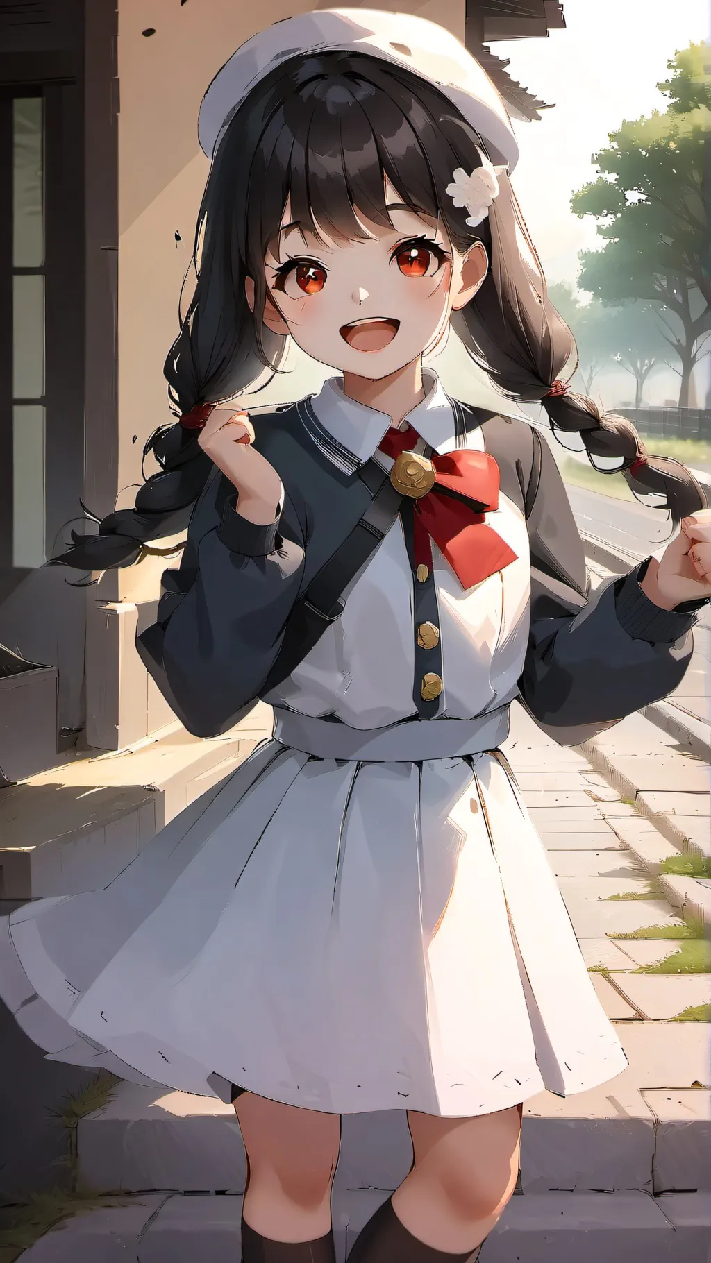 ai character: Mha period  background