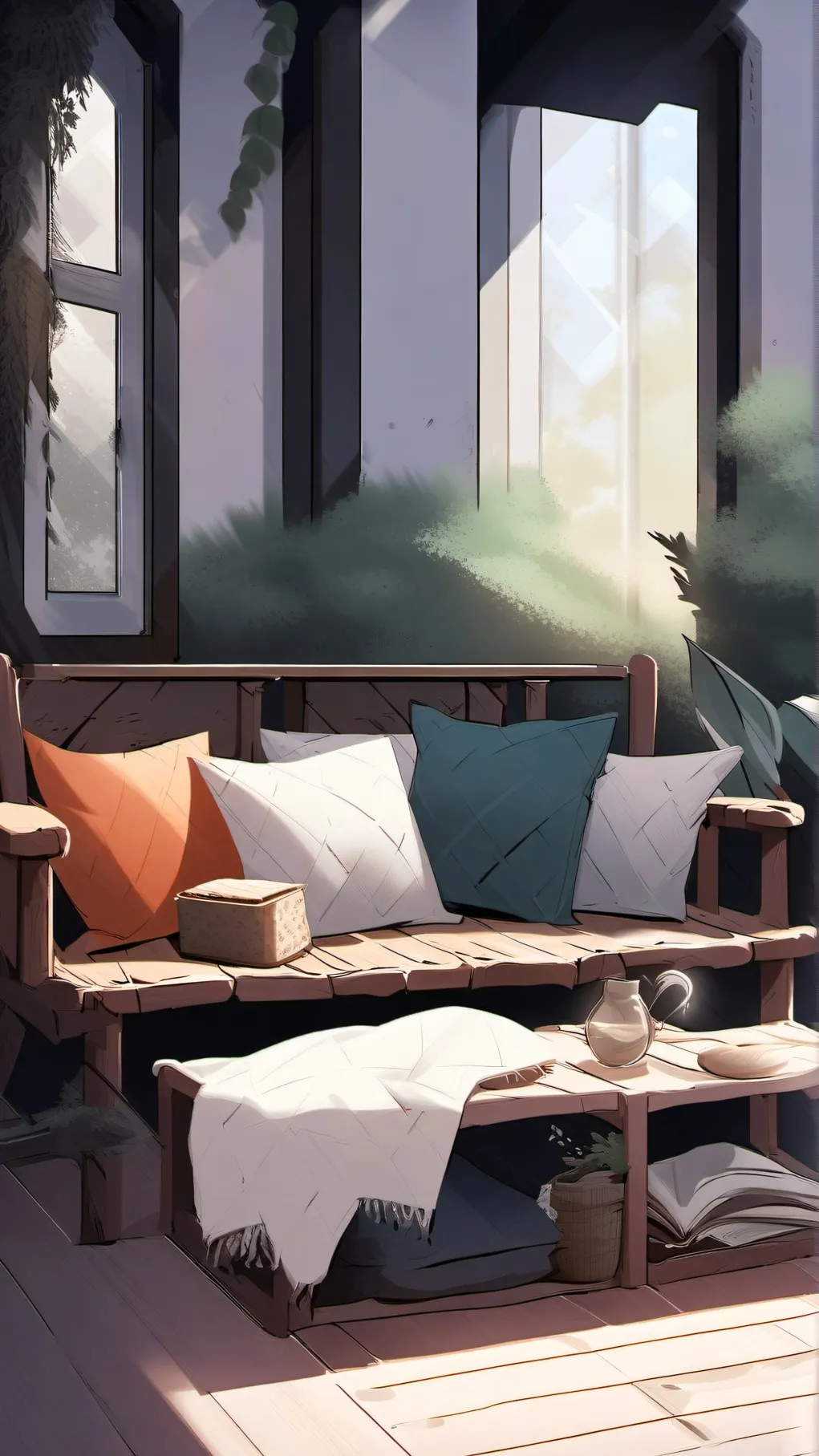 ai character: sleepover background