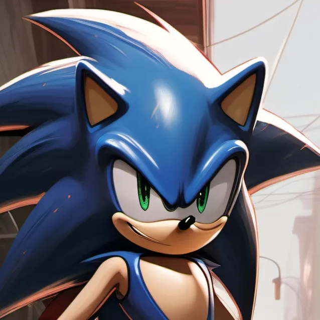 chat with ai character: Sonic the headchog