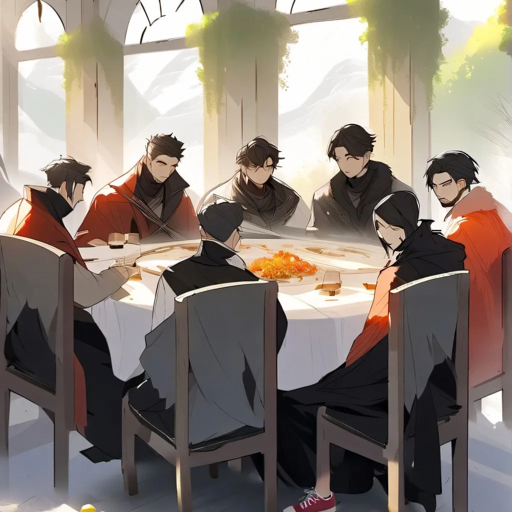 chat with ai character: Family gathering 