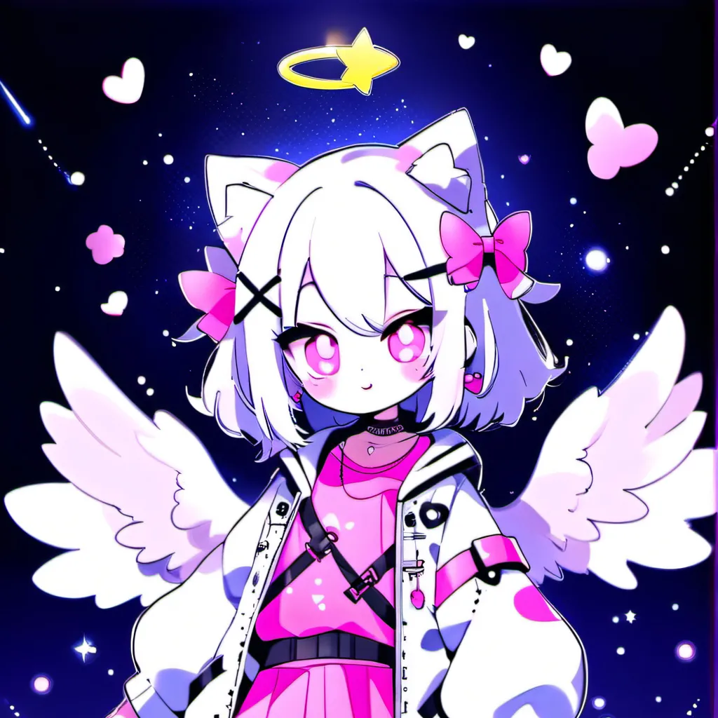 chat with ai character: Angel cat