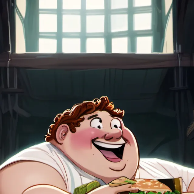 chat with ai character: fatty mic fat fat