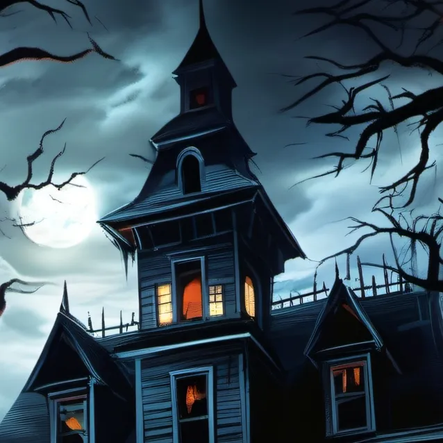 chat with ai character: creepypasta house