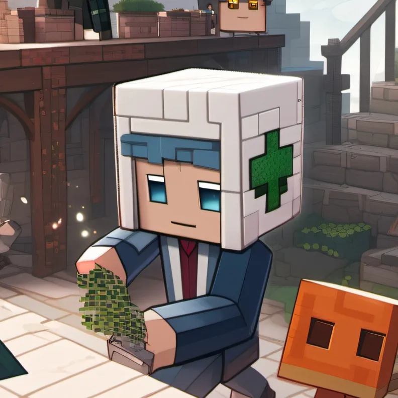 chat with ai character: lucky 