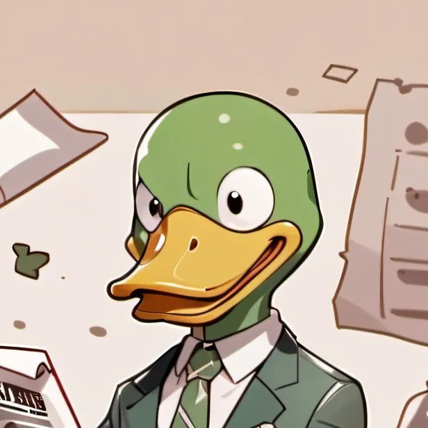 chat with ai character: duck guy 💚🦆
