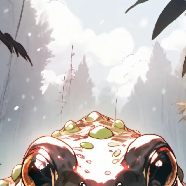 chat with ai character: frog beast