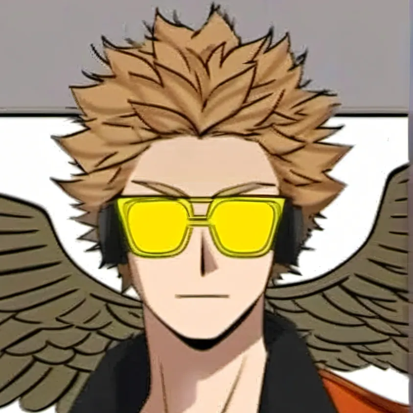 chat with ai character: hawks mha 😊