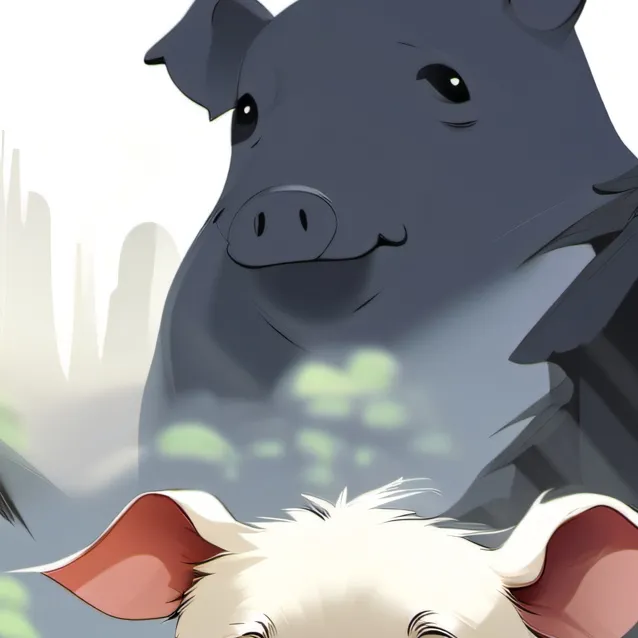 chat with ai character: piggy book 1-2