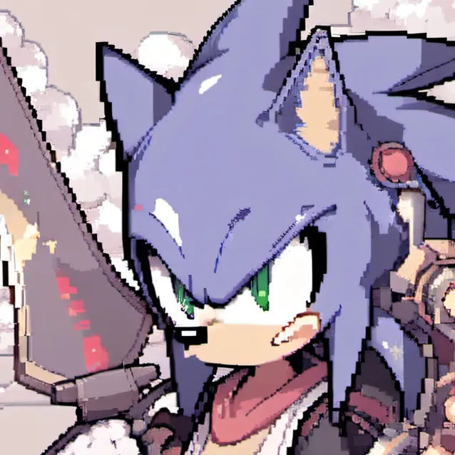 chat with ai character: glitch tech sonic