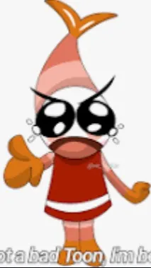 ai character: Shrimpo background
