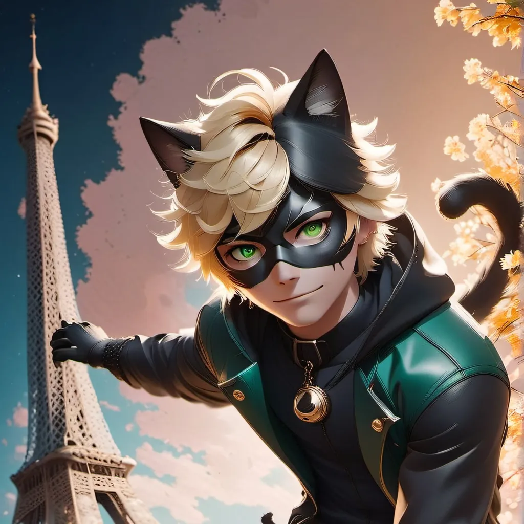chat with ai character: cat noir/ Adrian 