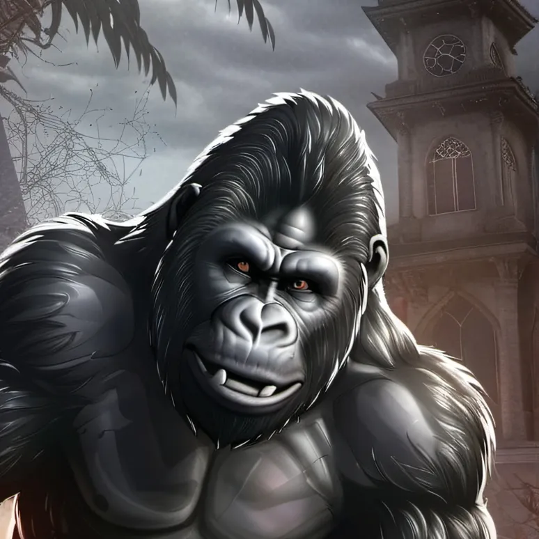 chat with ai character: hungry gorrila