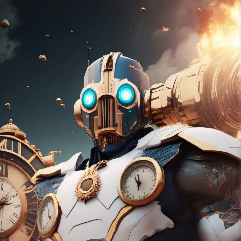 chat with ai character: Titan clock man 