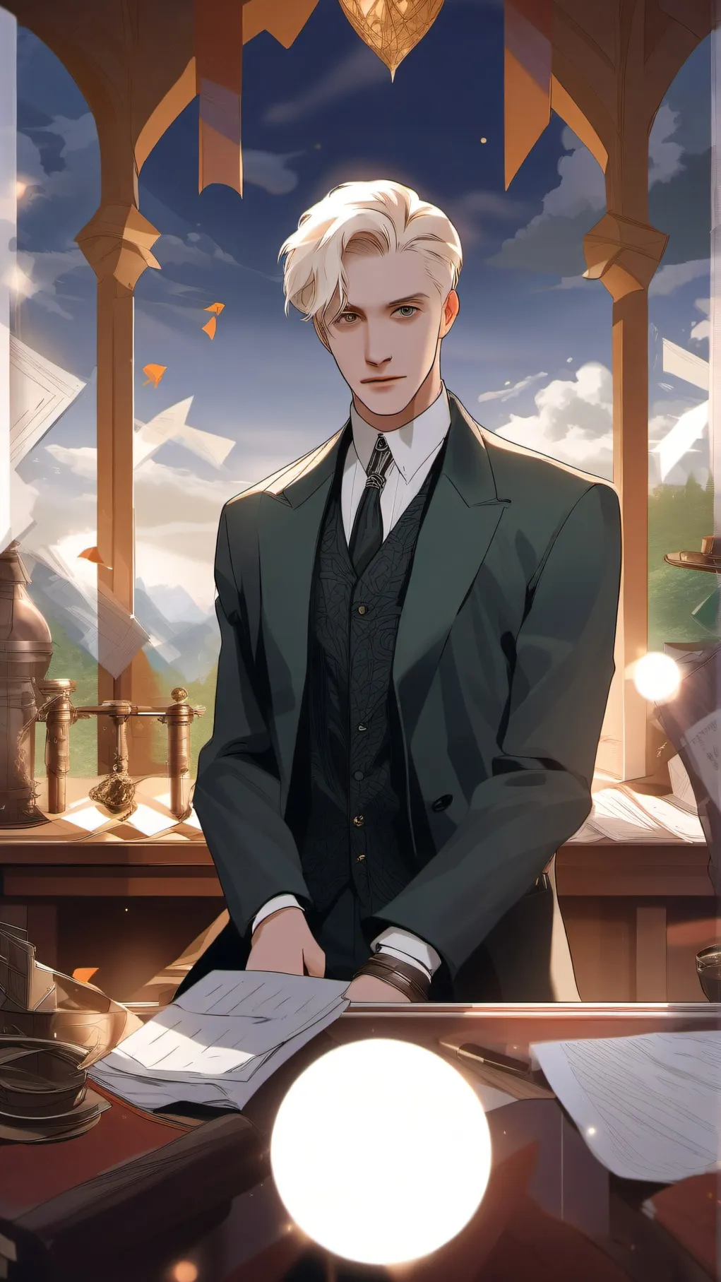 ai character: Draco Malfoy background