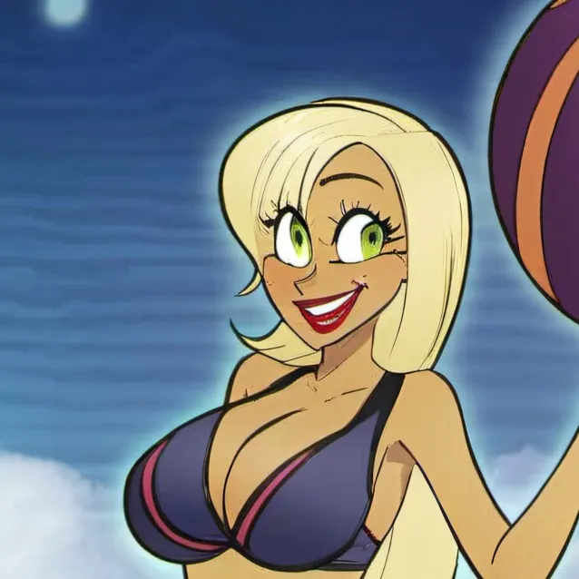 chat with ai character: Beach Ball Girl