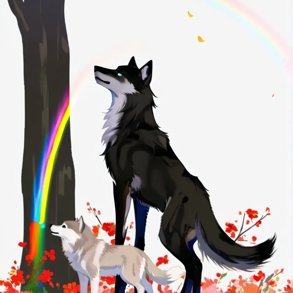 chat with ai character: the pixelated wolf