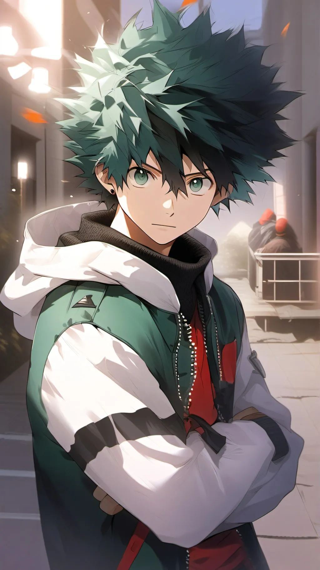 ai character: deku background