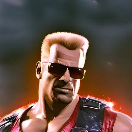 chat with ai character: Duke nukem