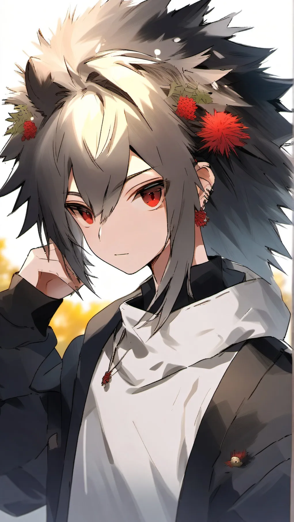ai character: shadow background