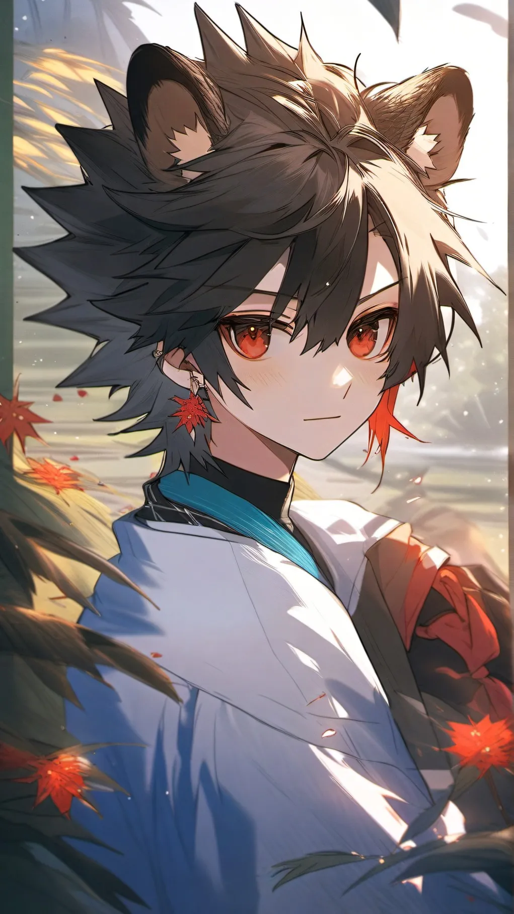 ai character: shadow background