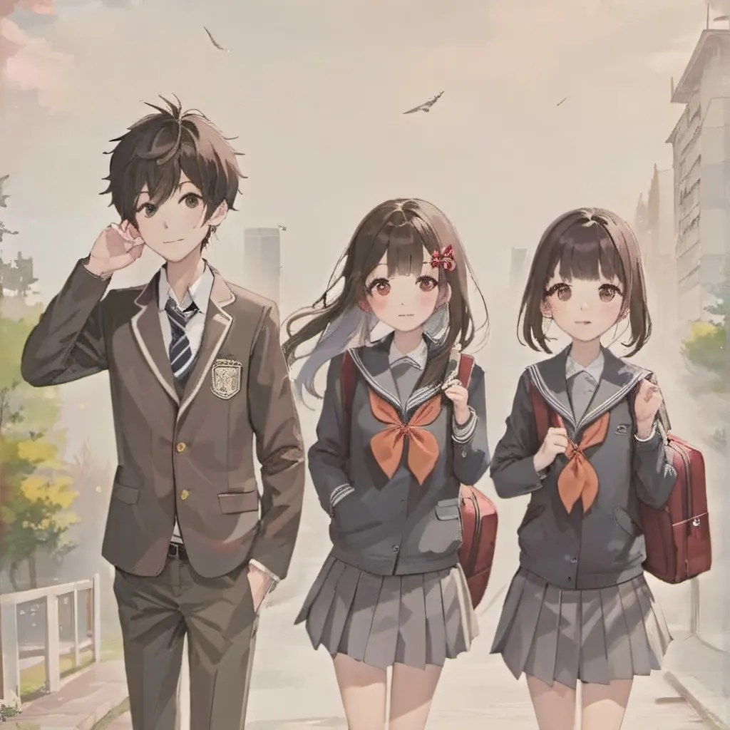 chat with ai character: Highschool friends