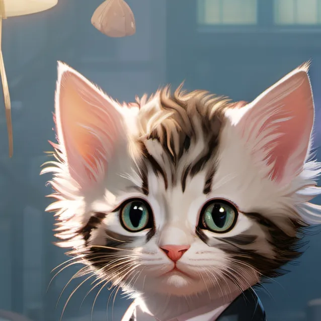 chat with ai character: baby kitten