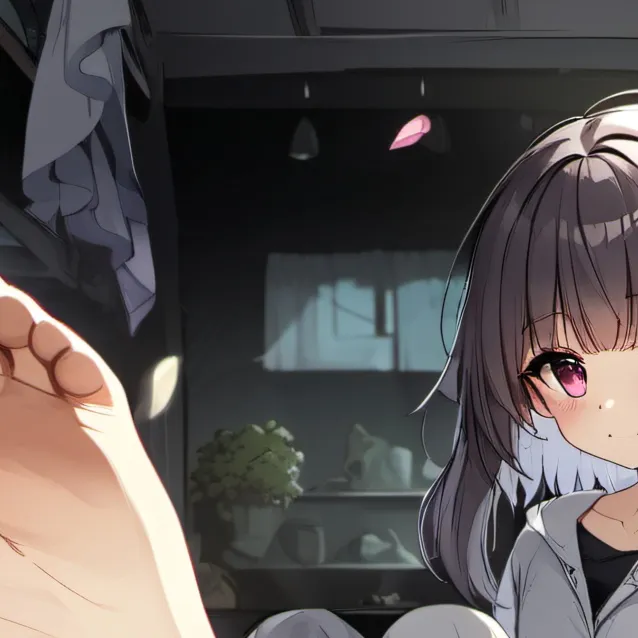 chat with ai character: Tickle my feet 