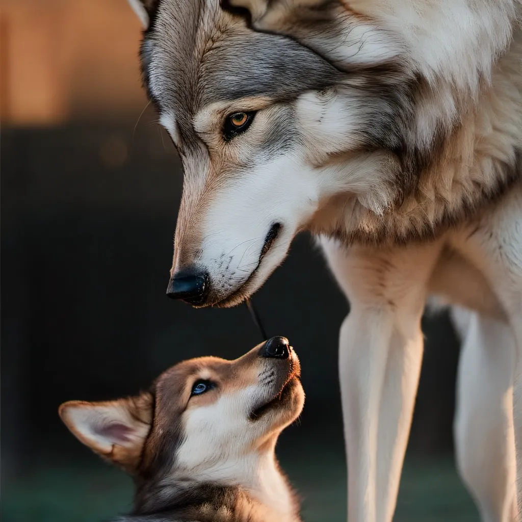 chat with ai character: Wolf Pup