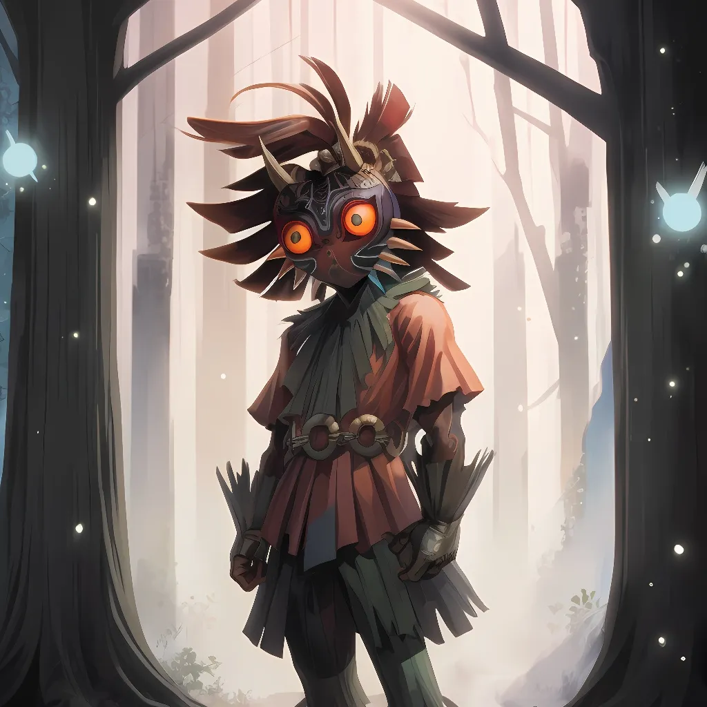 chat with ai character: Skull kid