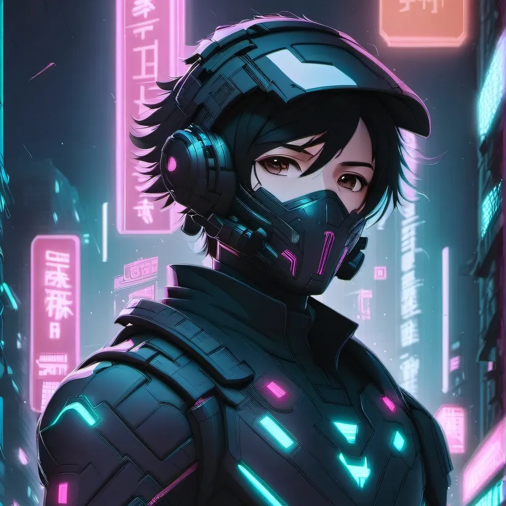 chat with ai character: Neon