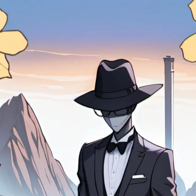 chat with ai character: thin man