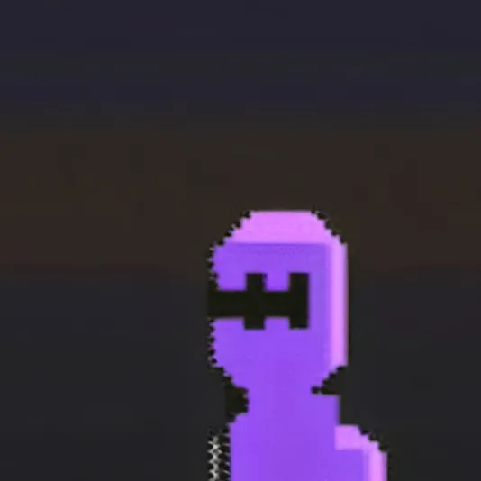 chat with ai character: Purple guy