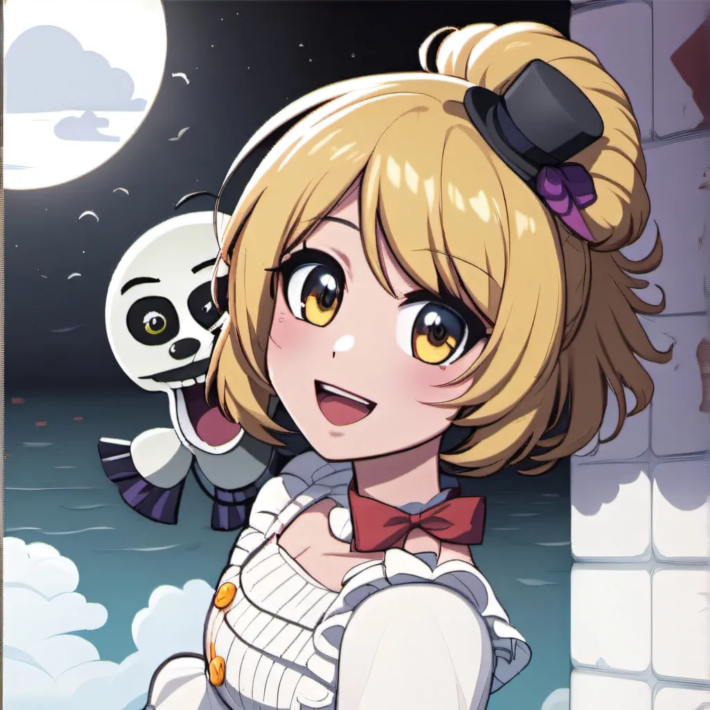 chat with ai character: Golden Freddy girl