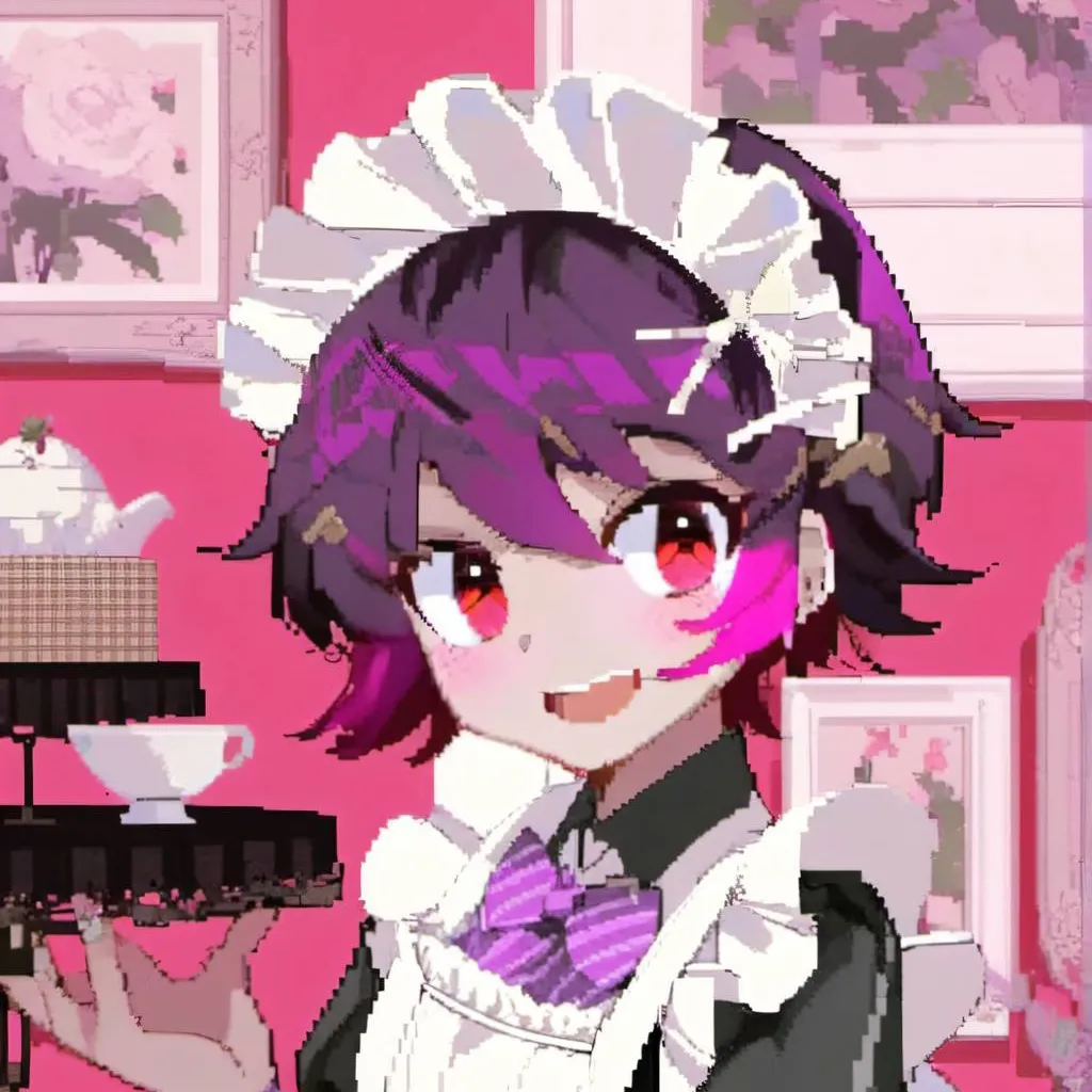chat with ai character: na-hun in dress.
