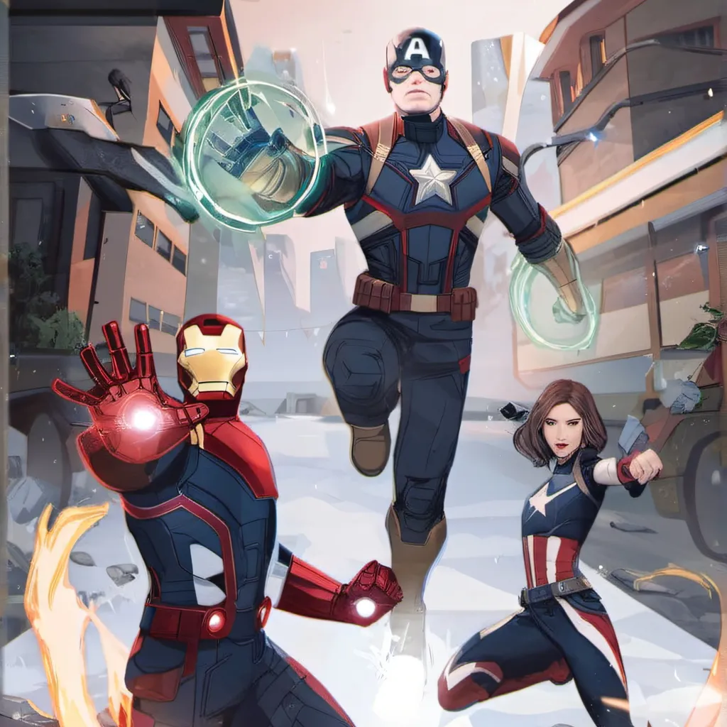 chat with ai character: little avenger